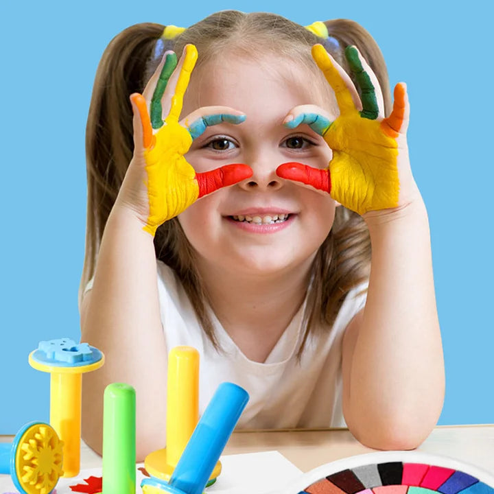 Funny finger painting kit montessori australia